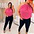Blusa Gola Duna Pink Plus Size - Imagem 3