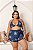 Biquíni com Short Perla Preto Plus Size Praia - Imagem 3