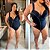 Maiô Glamour Preto Plus Size Praia - Imagem 2