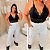 Cropped Alça Renda Preto Plus Size - Imagem 5
