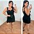 Macaquinho Vip Short Saia Preto Plus Size - Imagem 3