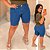 Bermuda Jeans Awa Mirela Plus Size - Imagem 1