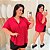 Camisa Mullet Vermelha Plus Size - Imagem 1