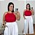 Blusa Gola Duna Vermelho Plus Size - Imagem 1