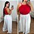 Blusa Gola Duna Vermelho Plus Size - Imagem 2