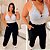 Cropped Alça Renda Branco Plus Size - Imagem 3