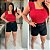 Regata Canelada Vermelho Plus Size - Imagem 3