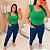 Regata Canelada Verde Bandeira Plus Size - Imagem 4