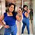Regata Canelada Azul Royal Plus Size - Imagem 1