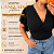 Cropped Canelado Aline Azul Royal Plus Size - Imagem 2