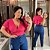 Cropped Canelado Aline Pink Plus Size - Imagem 1