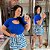 Cropped Canelado Lina Azul Royal Plus SIze - Imagem 1