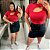 Cropped Canelado Lina Vermelho Plus Size - Imagem 3