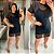 Vestido Tule Luxo Preto Plus Size - Imagem 3