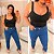 Alcinha Canelada Preta Plus Size - Imagem 5