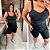 Alcinha Canelada Preta Plus Size - Imagem 3