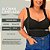 Alcinha Canelada Preta Plus Size - Imagem 3
