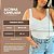 Alcinha Canelada Branca Plus Size - Imagem 2