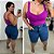 Alcinha Canelada Fucsia Plus Size - Imagem 3