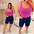 Alcinha Canelada Fucsia Plus Size - Imagem 3