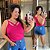 Alcinha Cruzada Pink Plus Size - Imagem 1
