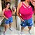 Alcinha Cruzada Pink Plus Size - Imagem 3