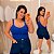 Alcinha Canelada Azul Royal Plus Size - Imagem 1