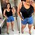 Alcinha Gripper Preto Plus Size - Imagem 3