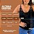 Alcinha Gripper Preto Plus Size - Imagem 2