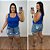 Regata Alça Larga Azul Royal Plus Size - Imagem 2