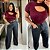 Cropped Canelado Lina Vinho Plus SIze - Imagem 3
