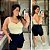 Alcinha Canelada Bege Plus Size - Imagem 1