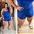 Short Malha Kd Azul Plus Size - Imagem 3