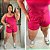 Short Malha Kd Pink Plus Size - Imagem 3