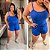 Alcinha Malha KD Azul Plus Size - Imagem 2