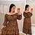 Vestido Ciganinha Manga Onça Plus Size - Imagem 1