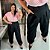 Calça Alfaiataria Lari Preto Plus Size - Imagem 2
