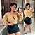 Body Tule Juliana Bege Plus Size - Imagem 1