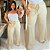 Calça Pantalona Canelada Veronica Bege Plus Size - Imagem 3