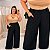 Pantalona Linhão Jussara Preto Plus Size - Imagem 2