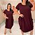Vestido Indiano Vinho Plus Size - Imagem 2