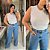 Blusa Canelada Juliete Branco Plus Size - Imagem 3
