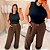 Blusa Canelada Juliete Preto Plus Size - Imagem 4