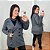 Casaco Moletom Chumbo Plus Size - Imagem 1