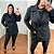 Casaco Moletom Preto Plus Size - Imagem 2