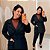 Casaco Moletom Preto Plus Size - Imagem 1
