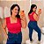 Regata Canelada Pink Plus Size - Imagem 1