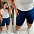 Bermuda Suplex Longa Azul Plus Size - Imagem 4