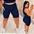 Bermuda Suplex Longa Azul Plus Size - Imagem 1