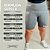 Bermuda Suplex Longa Cinza Plus Size - Imagem 2
